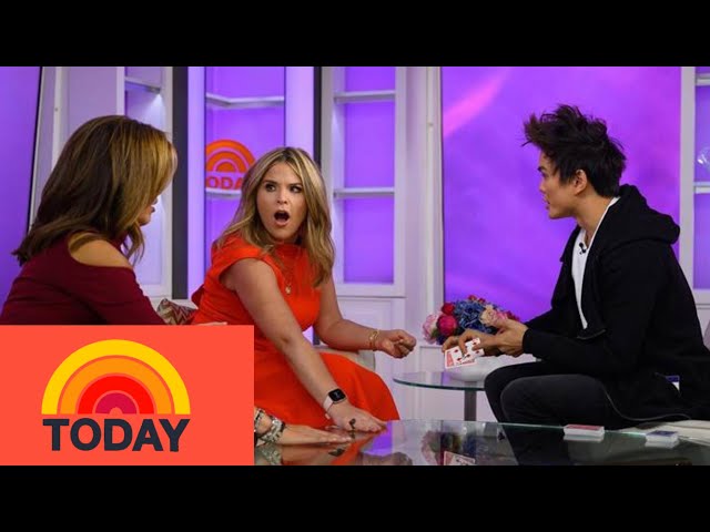 Hoda and Jenna shocked on "The Today Show" // Shin Lim