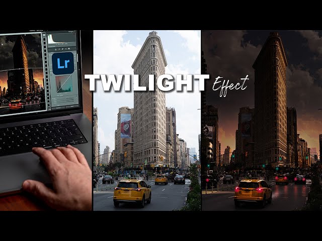 How to edit DAY into NIGHT using Lightroom MASKS & CURVES