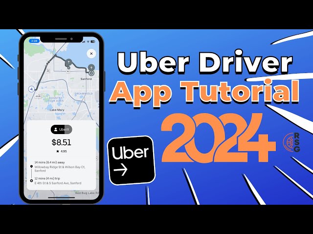 How To Use Uber Driver App - 2024 Training & Tutorial