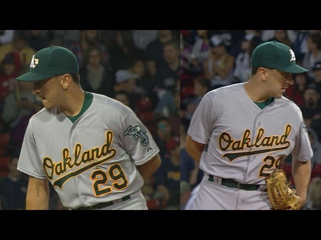 Switch-pitcher Venditte makes his MLB debut