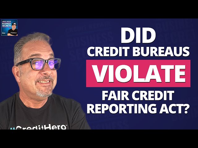 BREAKING! Congress Calls for Credit Bureau Investigation!
