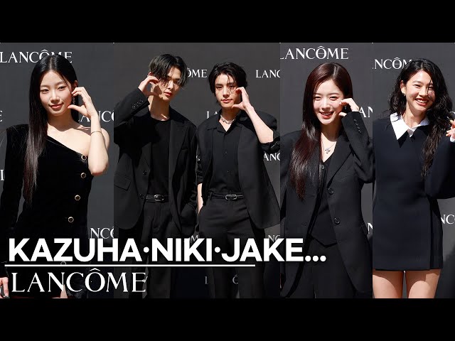 LE SSERAFIM Kazuha· ENHYPEN Niki·Jake Roh Jeong-Eui Jung Ho yeon | LANCOME Photowall