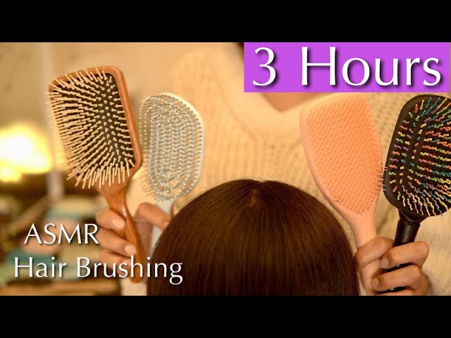 [ASMR] Sleep Recovery #17 | 3 Hours Soothing Hair Brushing | No Talking