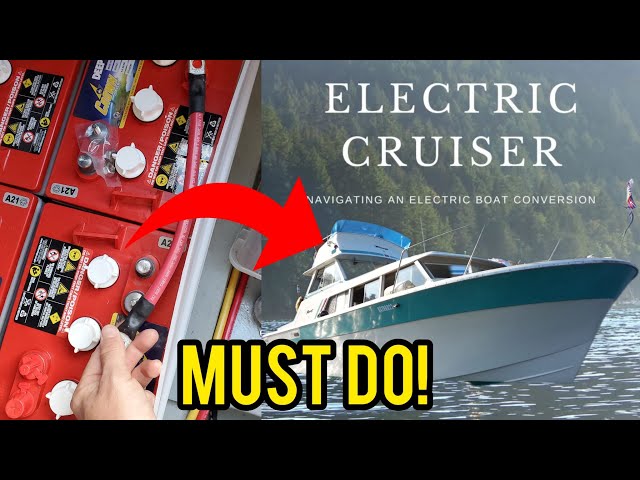 MUST DO Battery Maintenance For Electric Boats!
