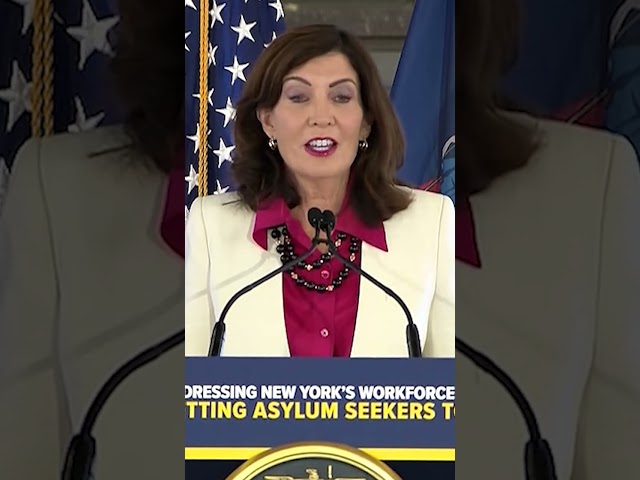 Gov. Hochul announces thousands of jobs for eligible Venezuelan migrants in NYC #shorts