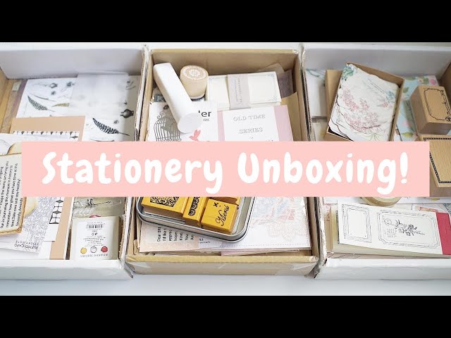 Stationery Subscription Unboxing - Vintage Botanical