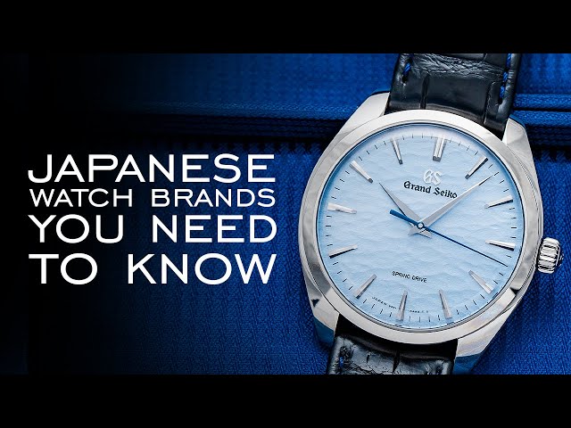 15 Japanese Watch Brands You Need To Know In 2024