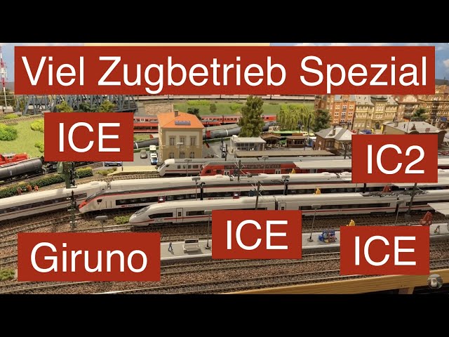 Viel Zugbetrieb ICE Spezial