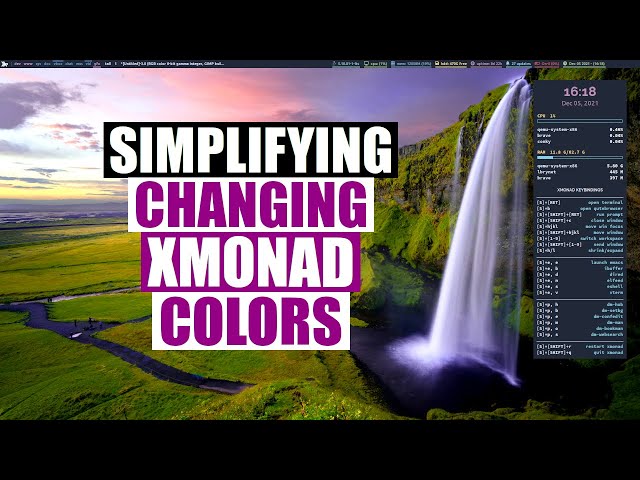 Create Custom Libraries For Xmonad Such As Color Libraries