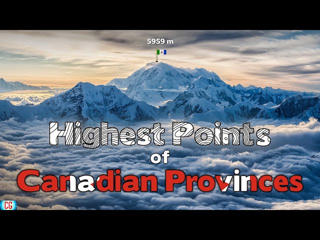 What is the Highest Point in Each Canadian Province and Territory?