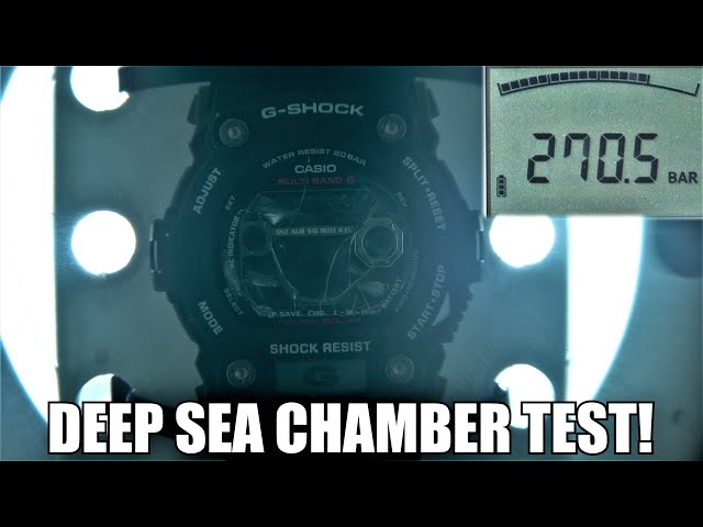 How Waterproof Casio G-Shock really is? Deep Sea Test