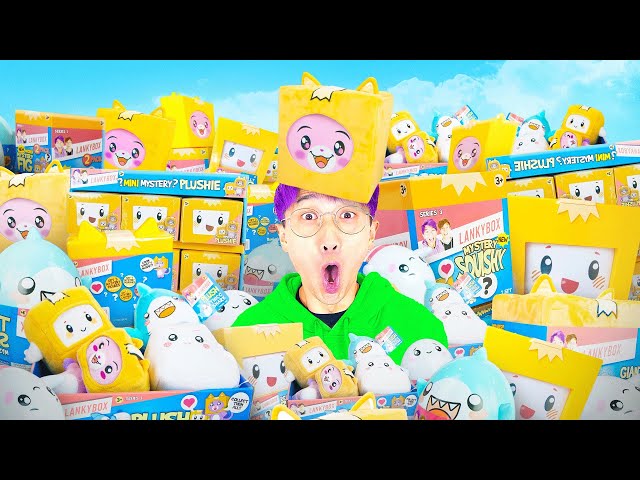 ALL NEW *LANKYBOX TOYS* COMING TO WALMART & TARGET! (UNBOXING ALL LANKYBOX MERCH TOYS!)