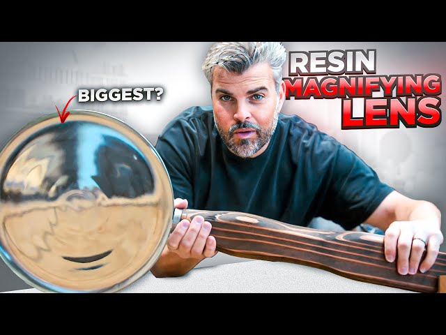 Giant Resin Magnifying Lens?!