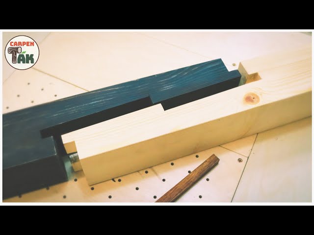 Awesome Joinery Ep.1 - Traditional Japanese Joint [ Shiribasami Tsugi ] Hand Tools Only