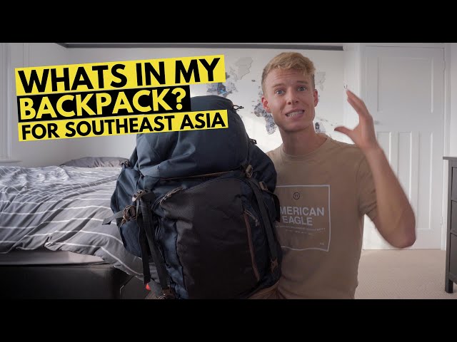 PACKING MY BAG FOR 6 MONTHS of TRAVEL