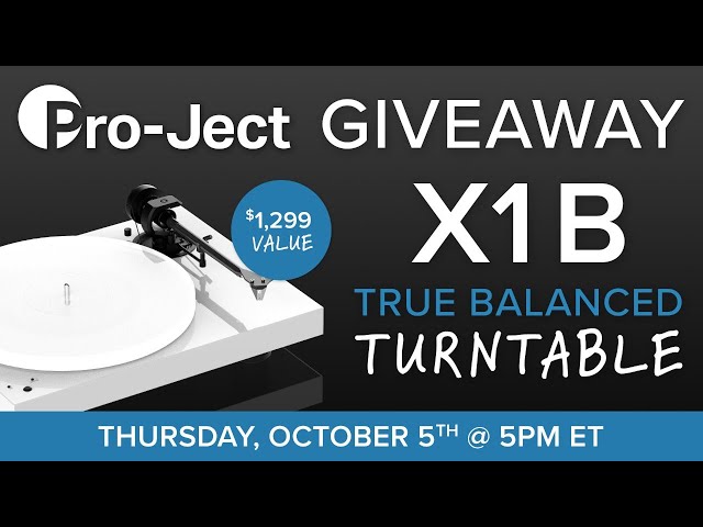 Pro-ject Turntable Giveaway & Livestream
