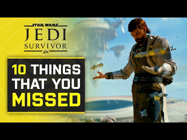 10 Things you DIDN'T know you could do in Jedi: Survivor...