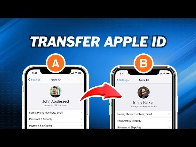 How to Transfer Data from One Apple ID to Another｜iPhone to iPhone Transfer
