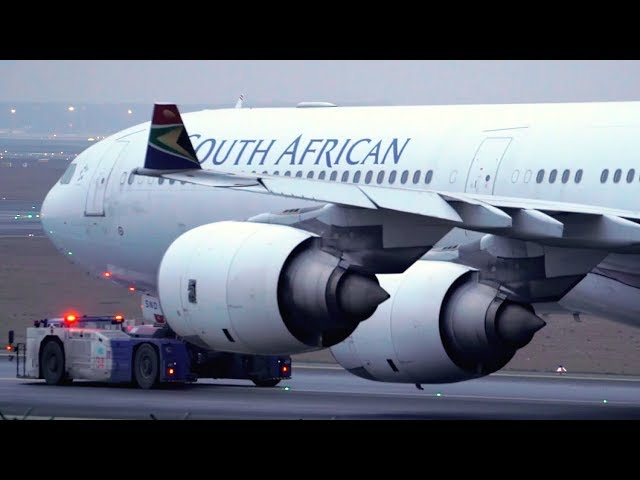 13 AWESOME Early Morning Landings | A340 747 777 | Frankfurt Airport Plane Spotting