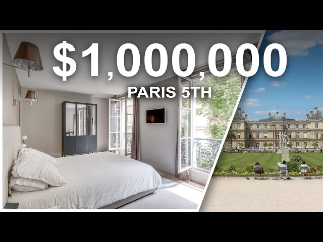 What $1 MILLION Buys You in PARIS 5TH Near The LUXEMBOURG GARDEN