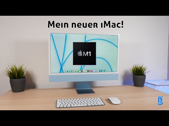 24“ iMac M1 2021 (Blue/Blau) Unboxing & Erster Start!