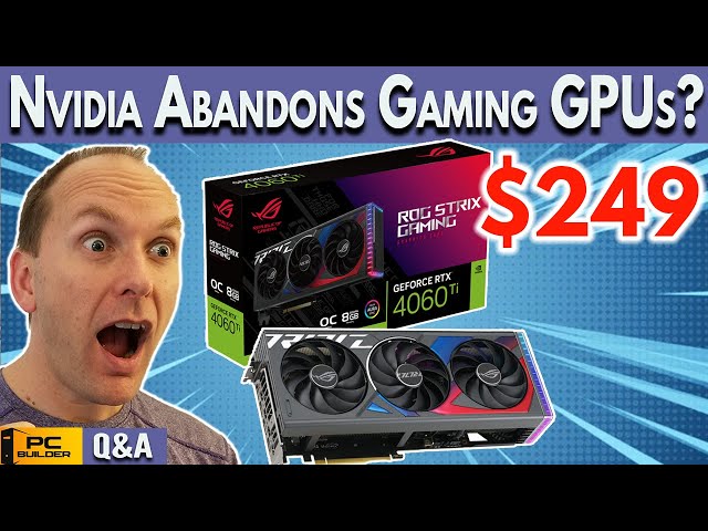 NVIDIA Abandons Gaming GPUs? Will AMD Win GPU Market? August 2023 Q&A