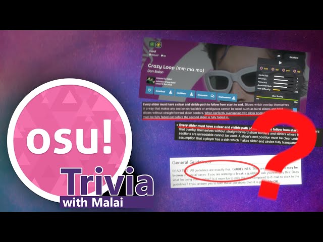 Non-rankable slider in a ranked map? - osu!Trivia #shorts