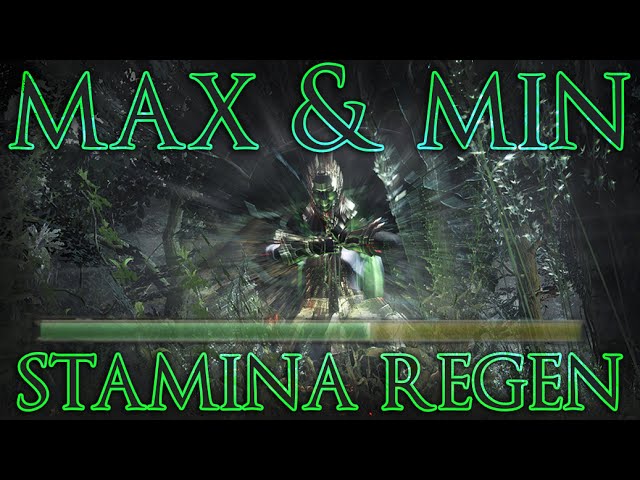 MAX & MIN Stamina Regen Possible in Dark Souls 3!