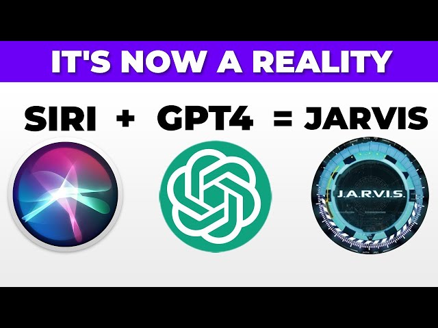 HE Made J.A.R.V.I.S in REAL LIFE [GPT-4 + SIRI]