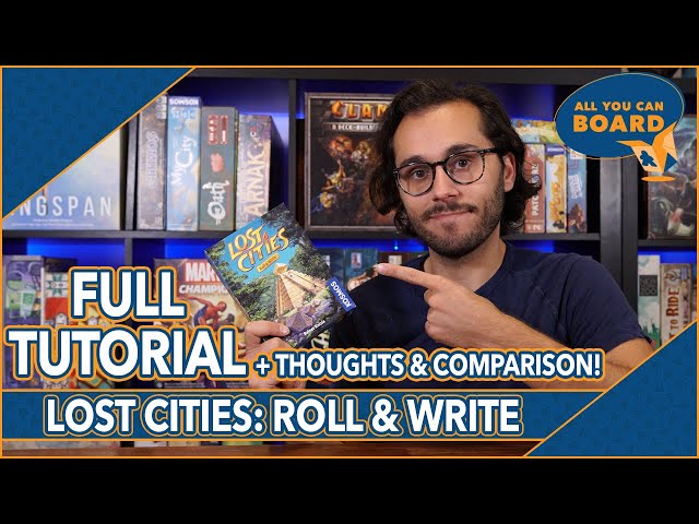 Lost Cities: Roll & Write | FULL Tutorial + Thoughts & Comparison to Lost Cities: Card Game!