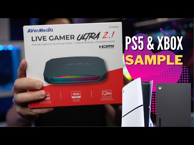 XBOX & PS5 Sample Screen Capture - AVerMedia Live Gamer Ultra 2.1 Capture Card