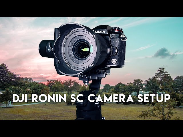 How to setup your camera on the DJI Ronin SC