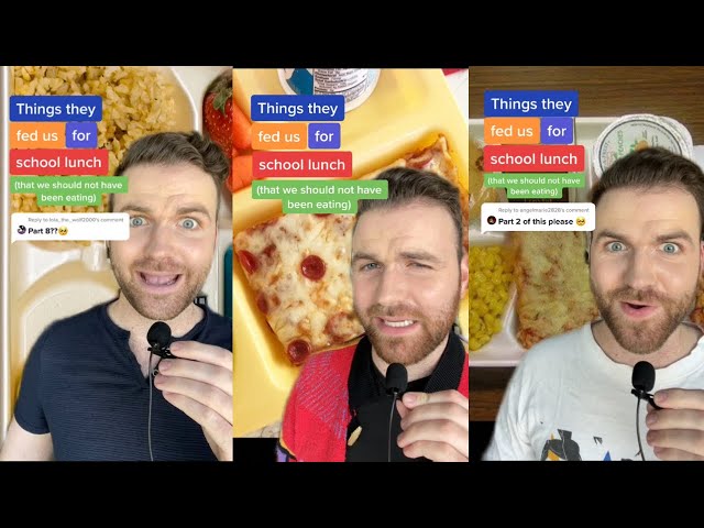 Things they fed us for school lunch (Part 1-11) | TikTok Compilation | scott.frenzel