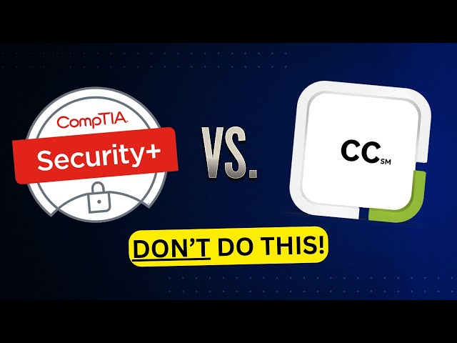 CompTIA Security+ Vs. CC by ISC2 | Top Cyber Security Certifications in 2024