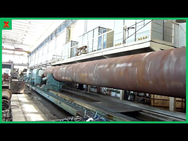 Amazing Giant Hydraulic Hammer Forging Machine & Heavy Duty Lathe. Horizontal Multi-task CNC Machine