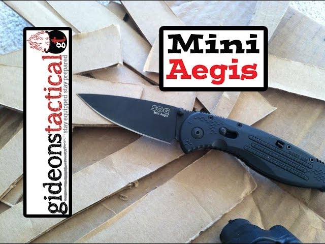 SOG Mini Aegis Knife Review: Back in Black!