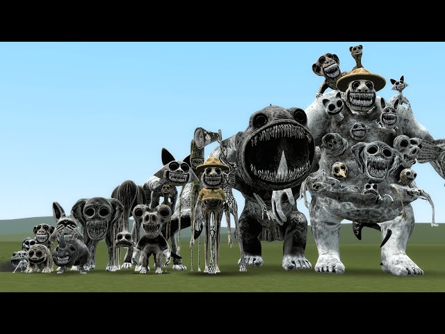 NEW ALL ZOONOMALY MONSTERS SIZE COMPARISON In Garry's Mod!