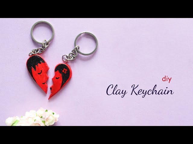 DIY Clay Keychain | Keychain ideas | Clay Art