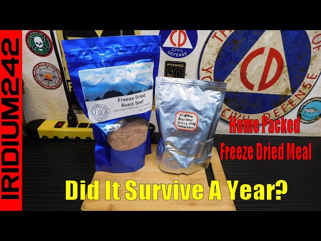 1 Year Old Home Packed Freeze Dried Meal - Did It Survive?