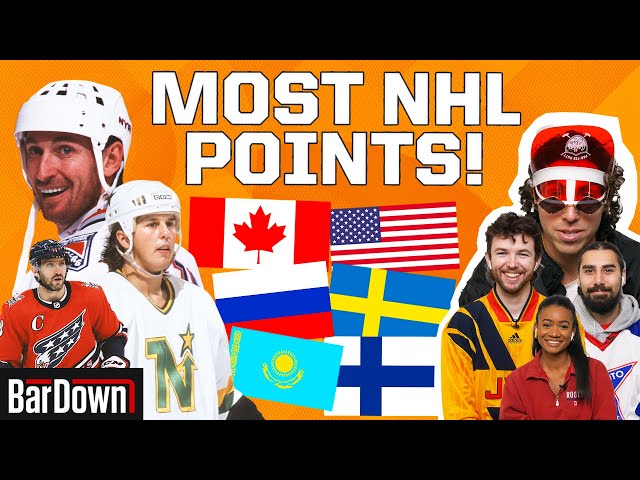 CAN YOU NAME EVERY COUNTRY'S NHL POINTS LEADER?