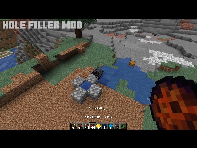 Minecraft mods Review -  Hole Filler Mod - One of the best Minecraft mod - Minecraft mod packs