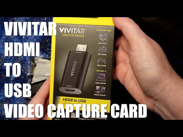 Vivitar HDMI to USB Video Capture Card / Signal Converter
