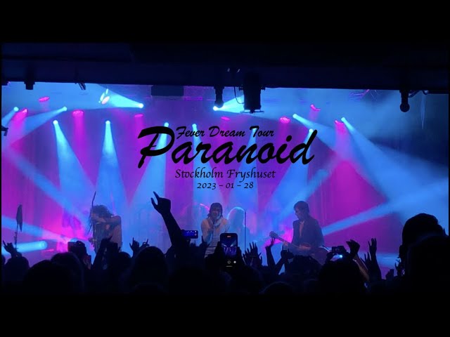 Paranoid  |  Palaye Royale concert in Stockholm Fryshuset 2023–01–28