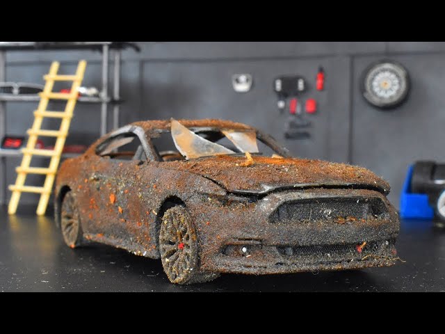 Restoration Abandoned Ford Mustang GT Model Car
