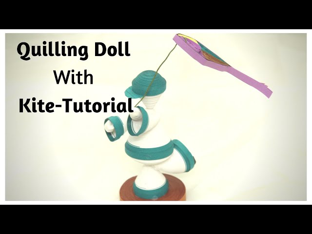 Easy quilling doll making|3d Quilling doll tutorial|Quilling doll