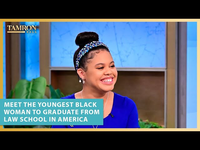 At 19, She’s the Youngest Black Woman to Graduate from Law School in America