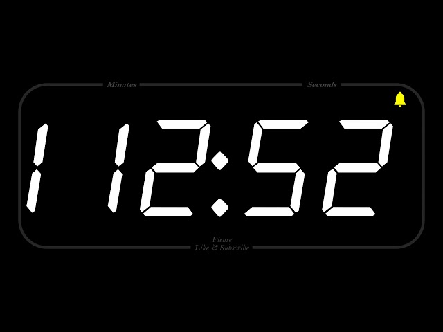 120 MINUTE TIMER ALARM || COUNTDOWN