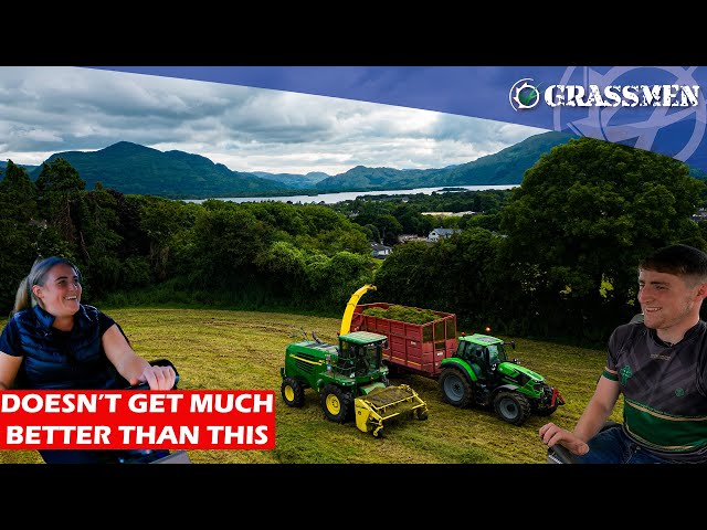 Silage by the lakes of Killarney - Giles Contracting