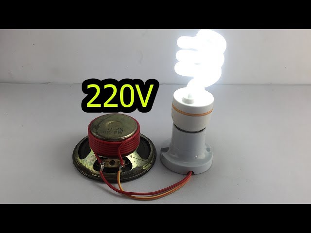 Amazing Technology Free Energy Generator By Speaker Magnet 100% At Home