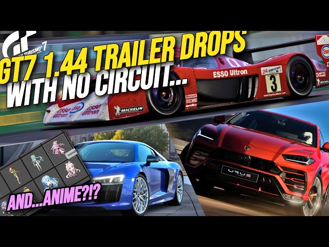 No Circuit Yet Again, and...Anime Stickers!? | GT7 March 1.44 Update Trailer News | Gran Turismo 7